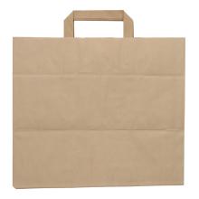 Kraftpapier-Tragetaschen 32 cm x 22 cm  x 28 cm braun 80g VERIVE Produktbild
