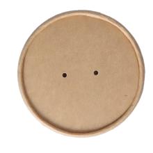 Membran-Deckel Karton-PLA &Oslash; 80 mm braun zu Becher VERIVE FSC Mix Credit Produktbild