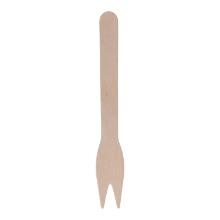 Holz-Pommesgabel 12 cm VERIVE FSC 100% Produktbild