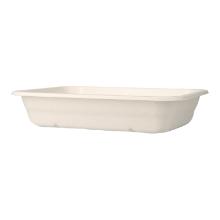 Zellulose-Schale 227 mm x 178 mm x 45 mm ungeteilt natur 1216 ml VERIVE Produktbild