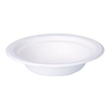 Bagasse-Salatschale &Oslash; 161 mm x 36 mm 300 ml weiss VERIVE Produktbild