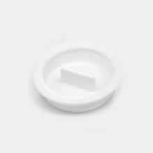 Reusable lid with handle Ø 33 mm white for reusable medicine cups product photo