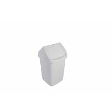 Waste bin 22 cm x 22 cm x 38 cm 9l white with Swing lid product photo