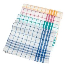 dish towel 50 cm x 70 cm yellow-white cotton product photo