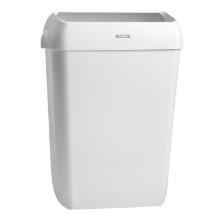Abfallbeh&auml;lter 42 cm x 28 cm x 57,5 cm 50l  weiss mit Abdeckung Produktbild