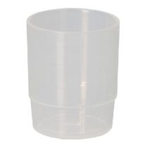 Mehrweg-Medikamentenbecher &Oslash; 30 mm x 40 mm 25ml transparent Produktbild