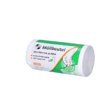 LDPE-rubbish bag 500 mm x 600 mm white Roll 30l 12my product photo