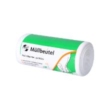 LDPE-M&uuml;llbeutel 630 mm x 850 mm weiss a. Rolle 80L Produktbild