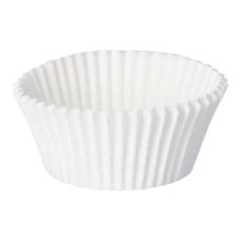 Geb&auml;ckkapseln Papier &Oslash; 90 mm x 25 mm weiss Produktbild