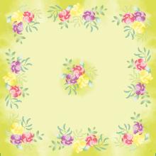 Mitteldecke Dunisilk+ 84 cm x 84 cm Soft Tropics Produktbild