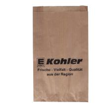 Kohler folding bag 17 cm x 5 cm x 28 cm, brown ripped1-coloured 2-sided product photo