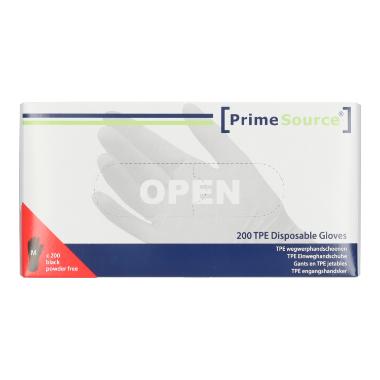TPE-Handschuhe ungepudert, schwarz, Gr. M PrimeSource 