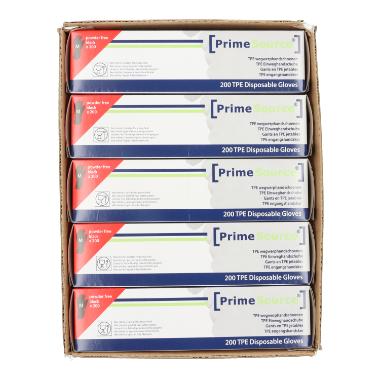 TPE-Handschuhe ungepudert, schwarz, Gr. M PrimeSource 