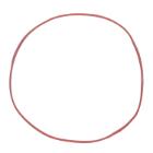 Gummib&auml;nder 150 mm x 4 mm rot in Box a 1kg Produktbild