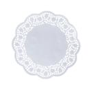 Tortenspitzen Papier rund &Oslash; 24 cm wei&szlig; Produktbild