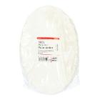 Plattenpapier oval 16 cm x 24 cm weiss Produktbild