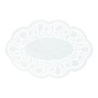 Lace paper oval 15 cm x 22 cm white product photo