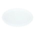 Tablettdeckchen Papier oval 30 cm x 50 cm weiss Produktbild