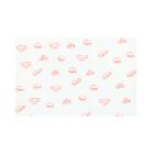 Burger paper craft-PE 25 cm x 37 cm 1/8 sheet (27g) natural print red product photo