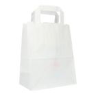 Craftpaper-Carrierbags 18.5 cm x 10 cm x 22 cm white 70g product photo