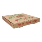 Pizzabox Francia 30 cm x 30 cm x 4 cm brown neutral printing Flag product photo