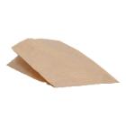 Kraftpapier-Faltenbeutel 11 cm x 6 cm x 24 cm braun Produktbild