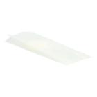 Pergamin-Faltenbeutel 11 cm x 5,5 cm x 28 cm weiss Produktbild