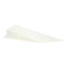 Pergament-Ersatz Faltenbeutel 15 cm x 7 cm x 28 cm weiss Produktbild
