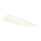 Artificial parchment foldingbags 16 cm + 8 cm x 35 cm white product photo