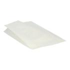 Artificial parchment foldingbags 20 cm + 7 cm x 32 cm white product photo