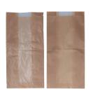 Sichtstreifenbeutel Kraft-Pergamin 16 cm x 8 cm x 31 cm braun Produktbild