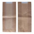 Sichtstreifenbeutel Kraft-Pergamin 16 cm x 8,75 cm x 36 cm braun Produktbild