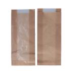 Sichtstreifenbeutel Kraft-Pergamin 12 cm x 5 cm x 27 cm braun Produktbild