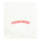 Snack bags craftpaper 160 mm x 160 mm white open 2 sides hamburger product photo