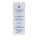 hygiene paper bag 290 mm x 110 mm x 20 mm white neutral printed in 6 languages product photo