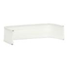 Closure clip 50 mm x 8 mm white product photo