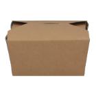 Asia carton-box 125 mm x 118 mm x 60 mm 800ml square brown PP-coated product photo