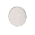 Membran-Deckel Karton-PLA &Oslash; 116 mm weiss Riffel  f&uuml;r Suppenbecher Produktbild