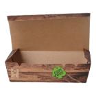 Snackbox 180 mm x 120 mm x 50 mm undivided neutral print EnjoyYourMeal greenline product photo