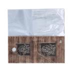 Snackt&uuml;te Kraft-BOPP 215 mm x 80 mm x 130 mm Neutraldruck Enjoy your Meal Produktbild