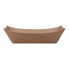 Fingerfood-Schiffchen Karton 205 mm x 140 mm x 45 mm 500 ml braun Produktbild