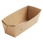 Snack tray 225 mm x 85 mm x 75 mm 1100ml undivided brown product photo