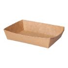 Snack Tray 200 mm x 140 mm x 45 mm 1100 ml undivided brown product photo