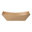 Fingerfood-Schiffchen Karton-Barriere 130 mm x 100 mm x 30 mm 200 ml braun Produktbild