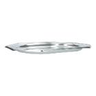 Servierplatte PET 36 cm x 24 cm octagonal silber Produktbild