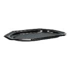 Serving platter PET 35 cm x 25 cm octagonal black product photo