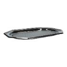 Servierplatte PET 45 cm x 30 cm octagonal schwarz Produktbild