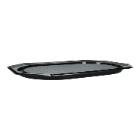 Servierplatte PET 55 cm x 36 cm octagonal schwarz Produktbild