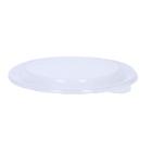 Flach-Deckel PP Ø 19 cm transparent mit Luftschlitz zu Mehrweg-Schale Produktbild