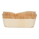 wooden baking pan incl. baking paper 180 mm x 110 mm x 55 mm 700 ml product photo